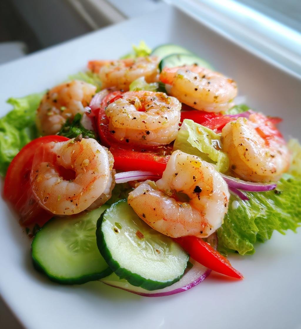 Fräsch sallad med räkor - detail 1