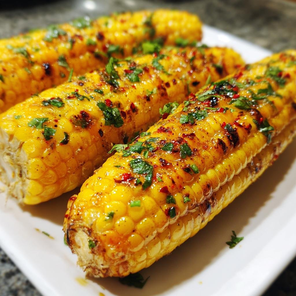 Grillad Majskolv med Smör, Limejuice och Chilikryddor - detail 1