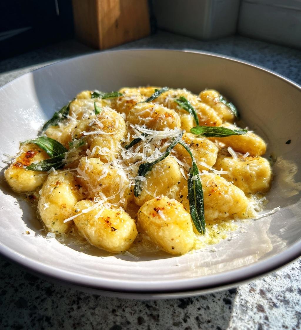 Hemgjord Gnocchi med Salviesmör och Parmesanflingor - detail 1