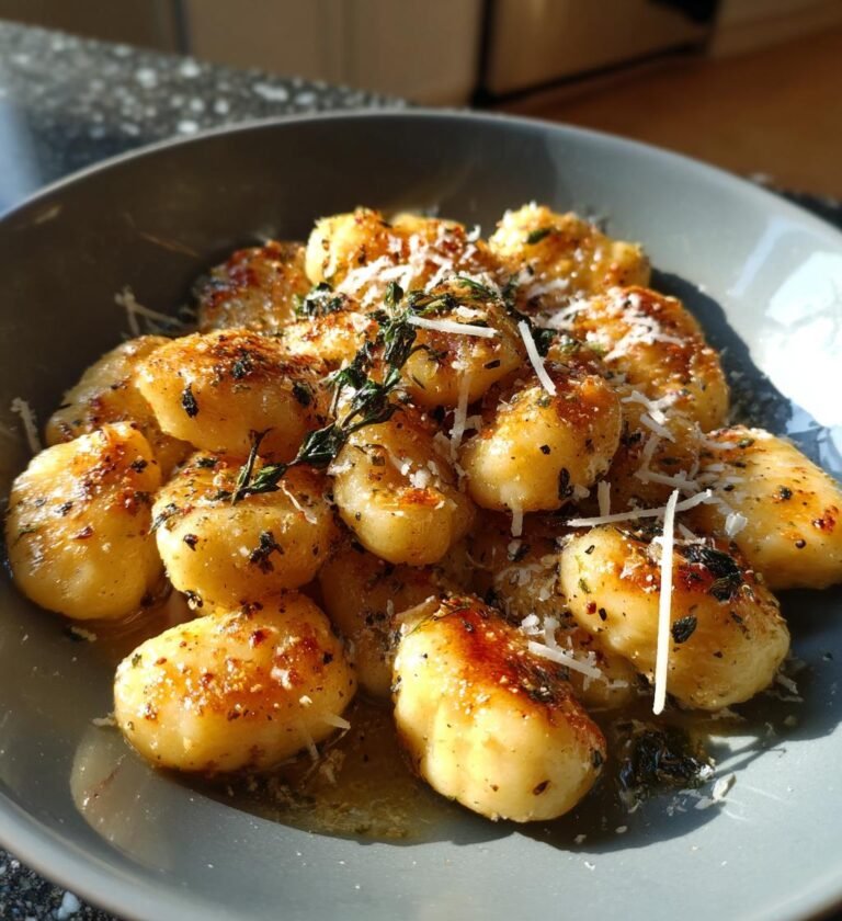 Hemgjord Gnocchi med Salviesmör och Parmesanflingor