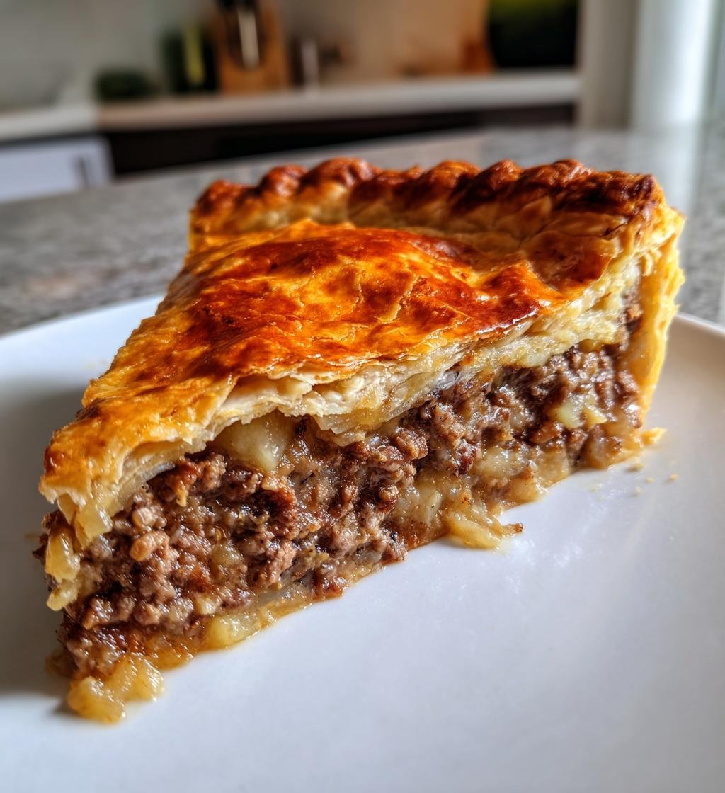 Hemgjord Köttfärspaj med Rotselleri och Timjansky - detail 1