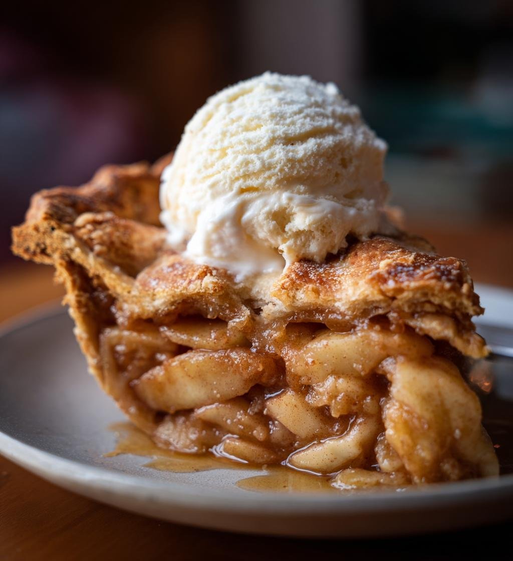 Hemgjord Äppelpaj med Kanel, Kardemumma och Vaniljglass - detail 1