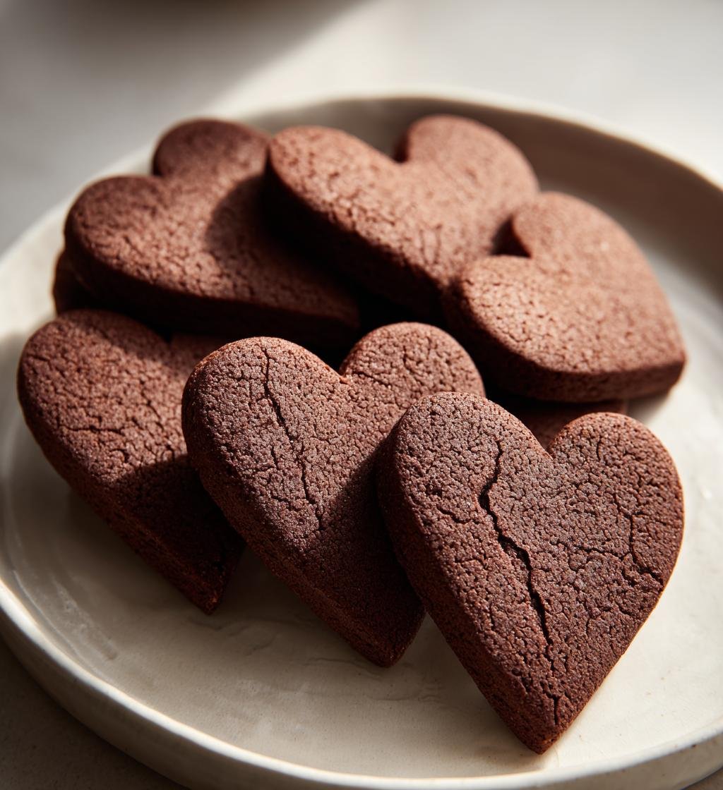 Hjärtformade chokladkakor - detail 1