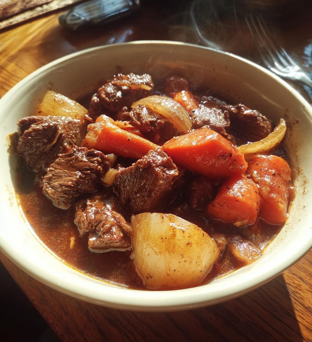 Klassisk Köttgryta med Morötter och Lök - detail 1