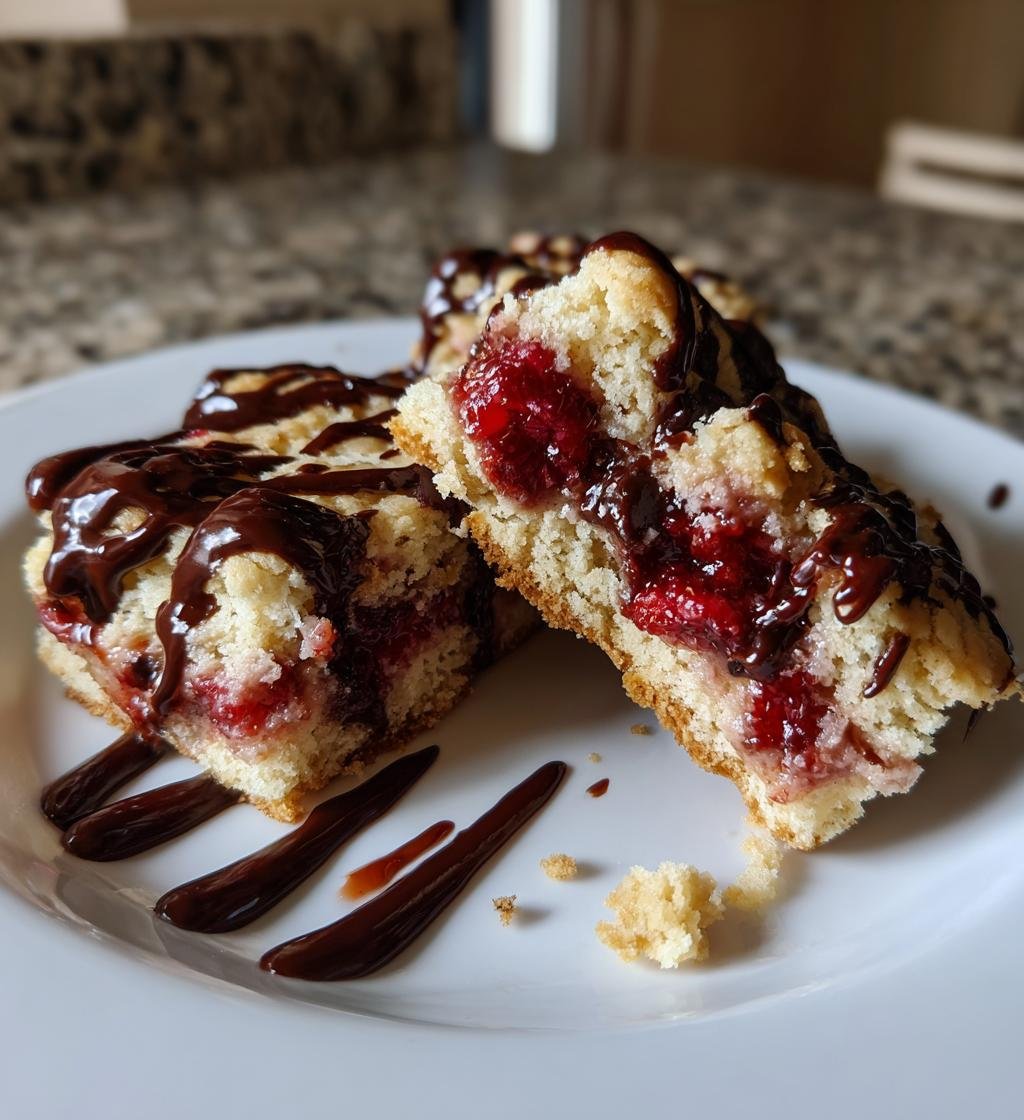 Kärleksrutor med hallon - detail 1