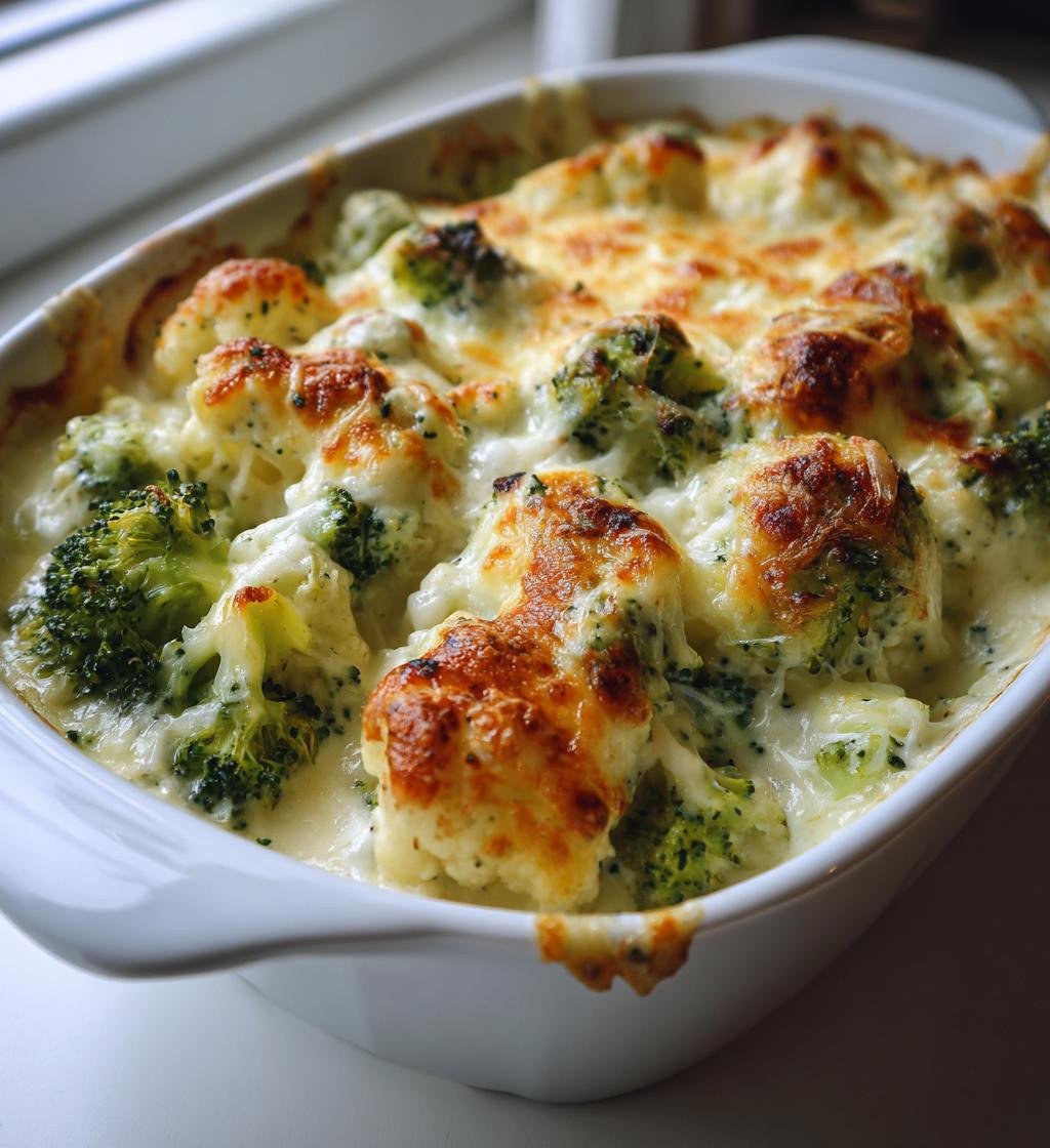 Krämig Broccoli- och Blomkålsgratäng - detail 1