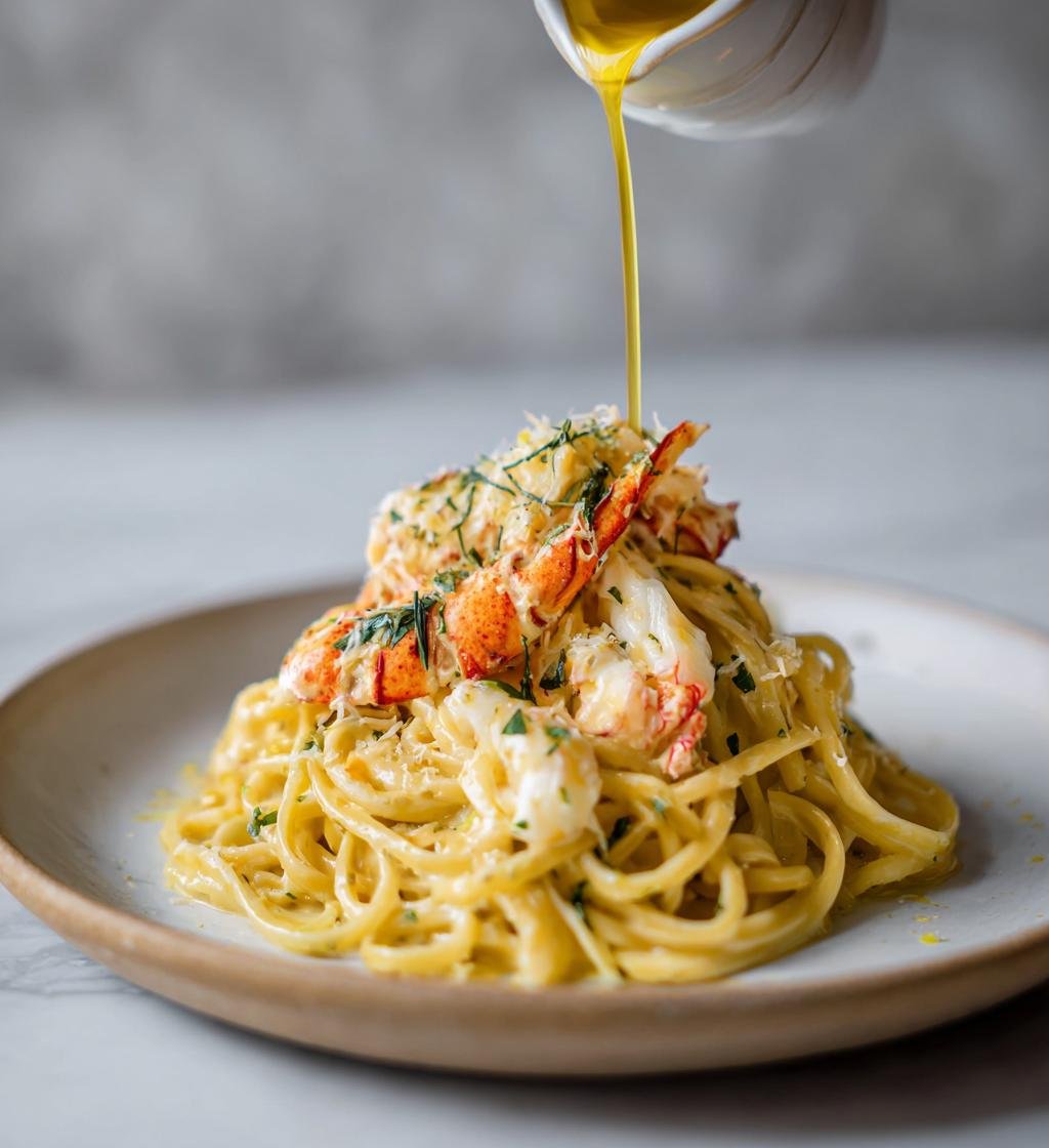 Krämig Hummerpasta med Cognac, Saffran och Citronsmör - detail 1