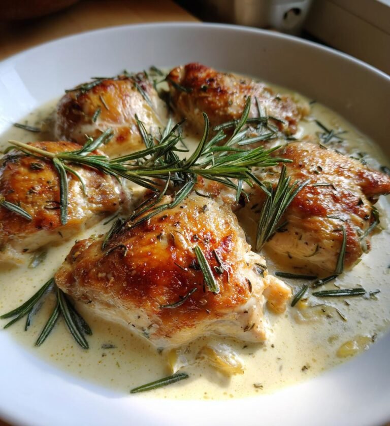Krämig Kyckling i Rosmarinsås