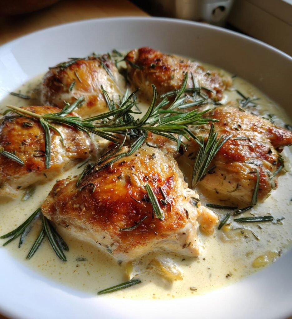 Krämig Kyckling i Rosmarinsås