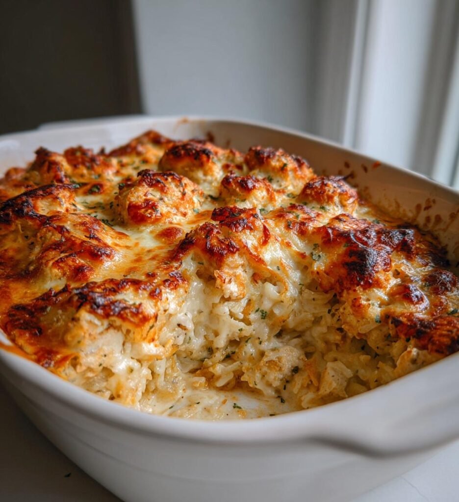 Krämig Kyckling och Risgratäng