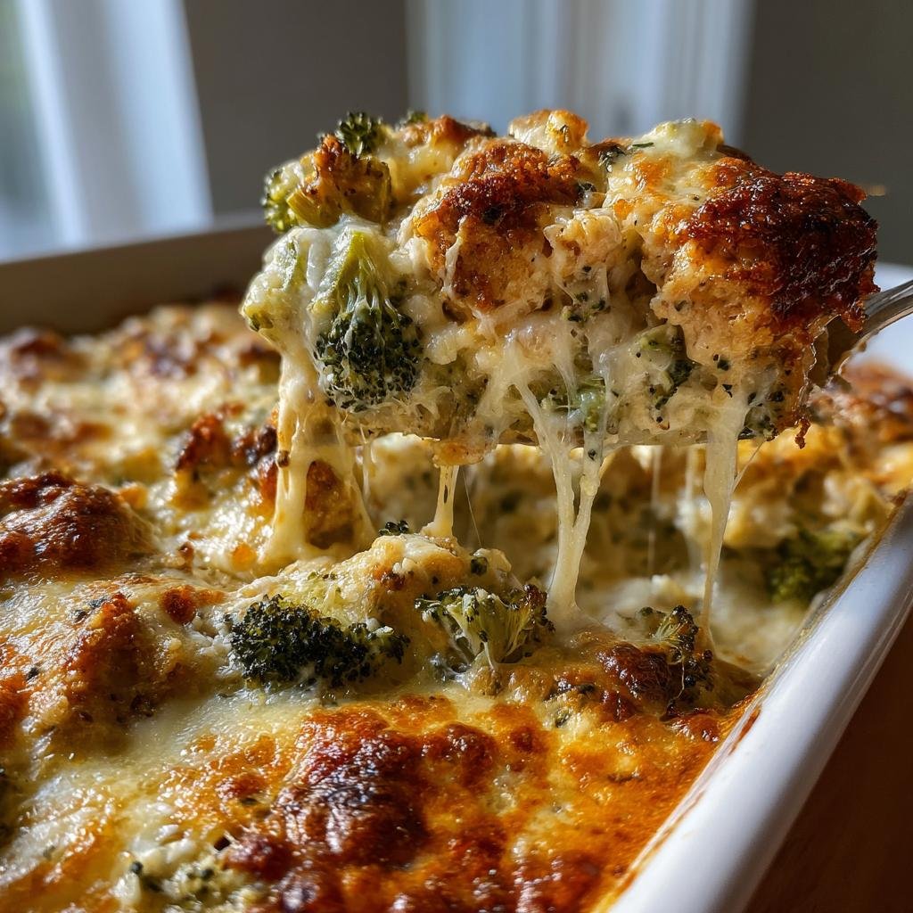 Krämig Kycklinggratäng med Broccoli