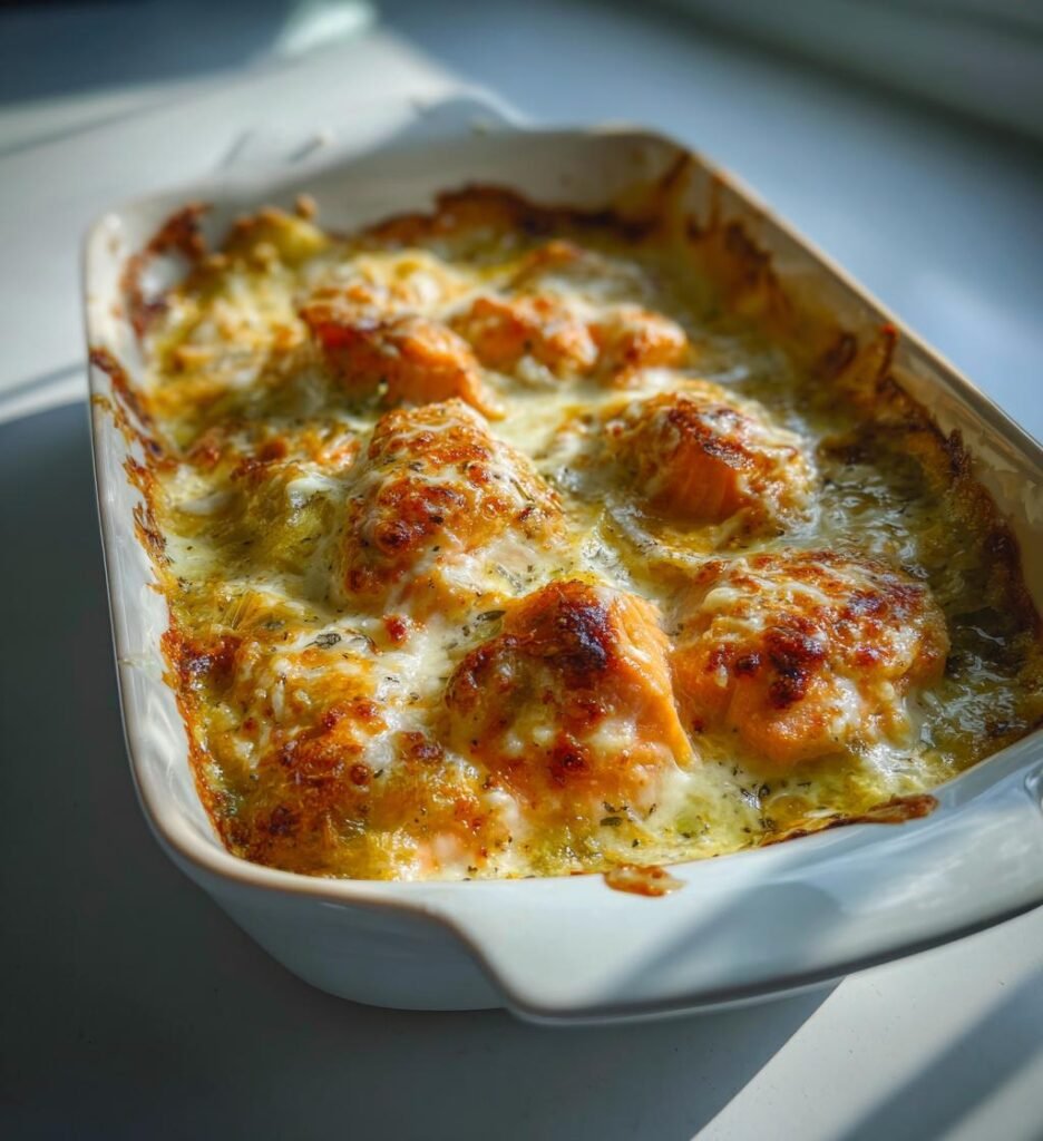 Krämig Laxgratäng med Purjolök