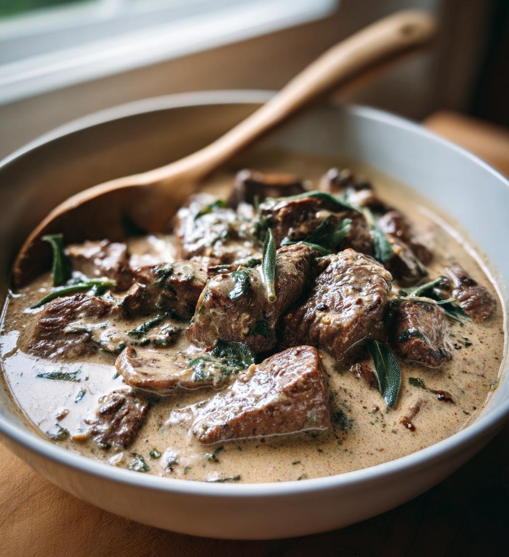 Krämig Lövbiffsgryta med Champinjoner - detail 1