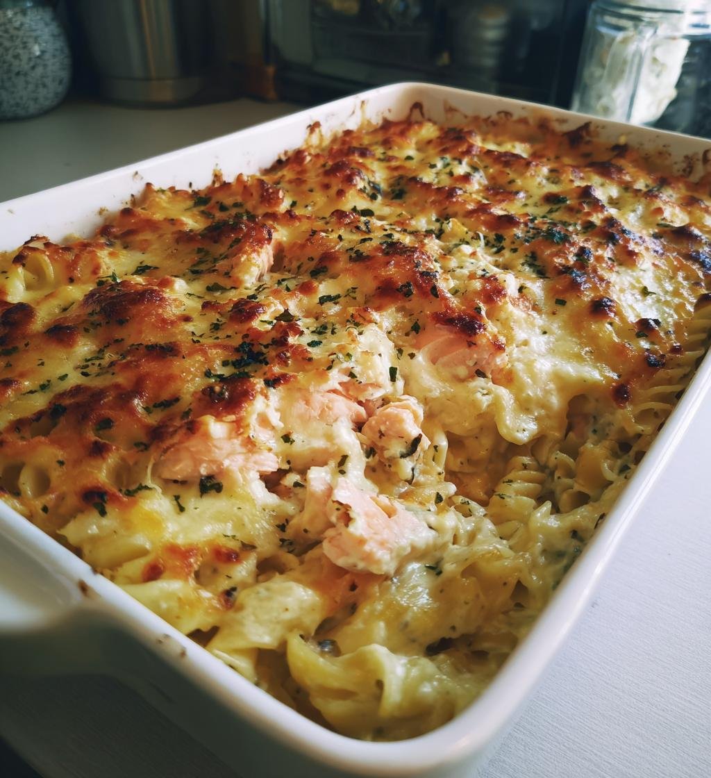 Krämig Pastagratäng med Lax - detail 1