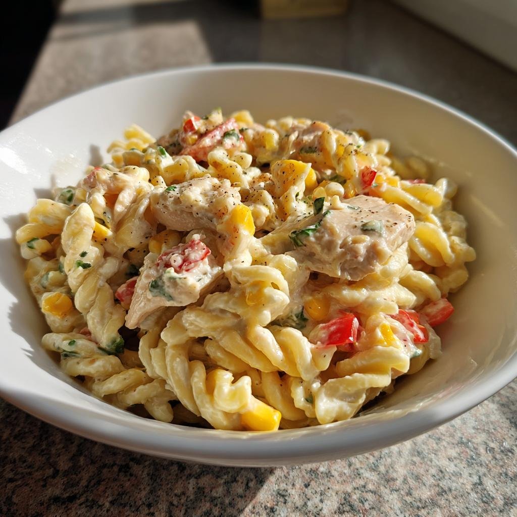 Krämig Pastasallad med Kyckling - detail 1