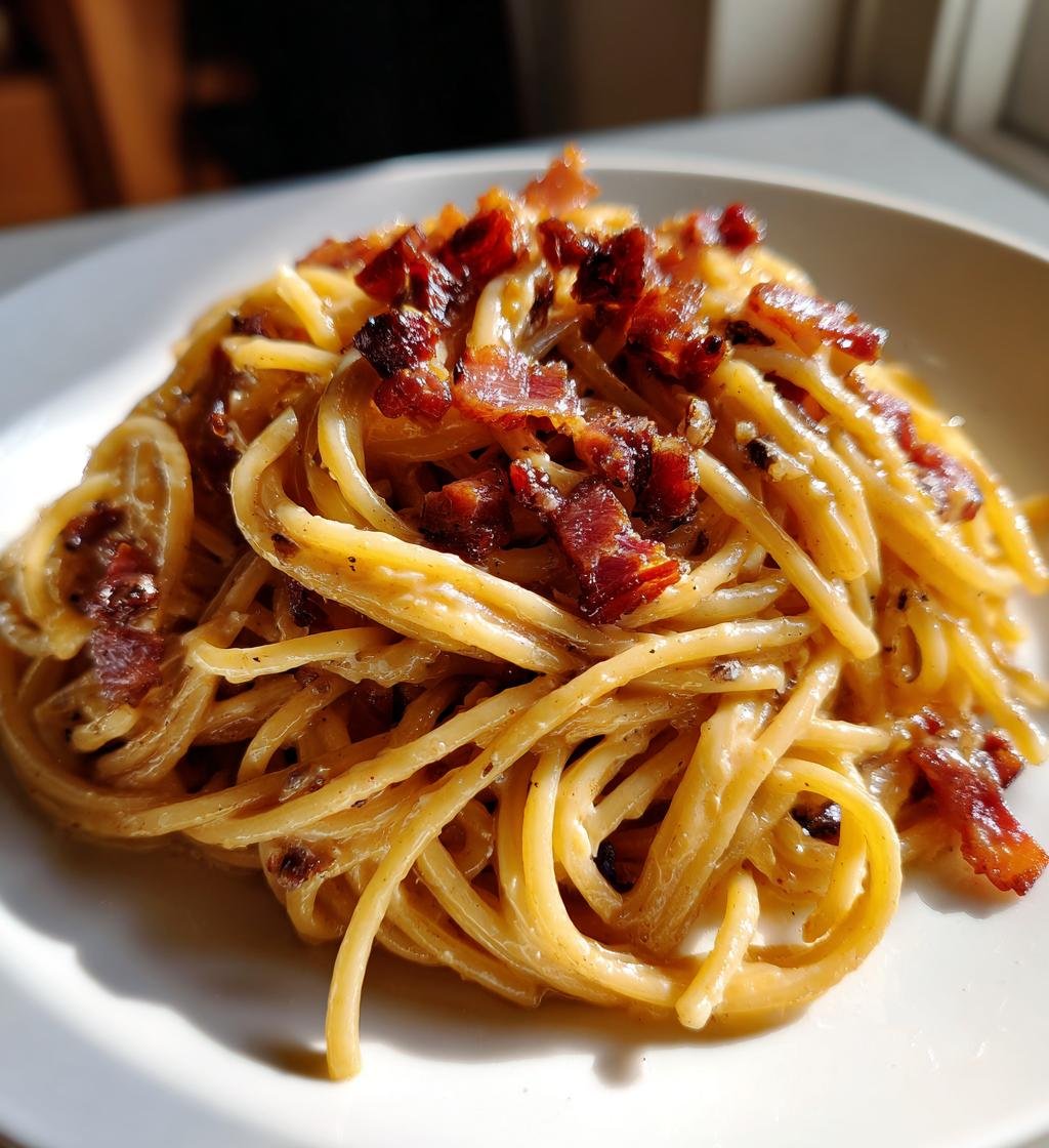 Krämig Pastasås med Bacon och Ädelost - detail 1