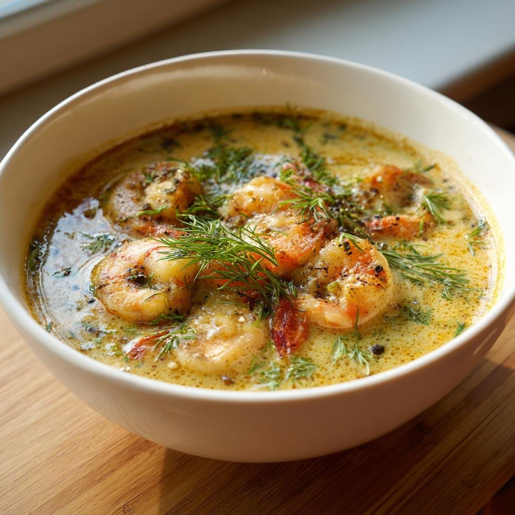 Krämig Räksoppa med Dill - detail 1