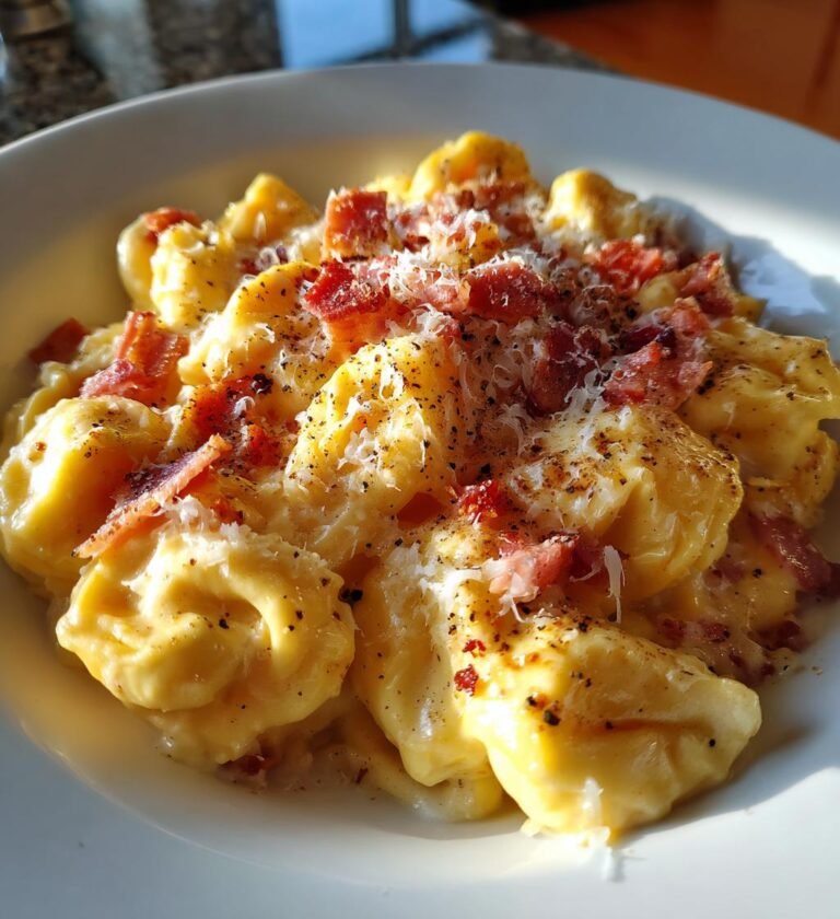 Krämig Tortellini med Skinka