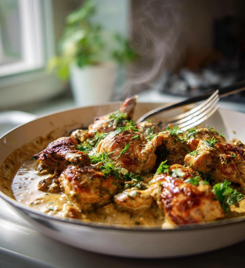 Krämig kyckling med dijonsenap - detail 1