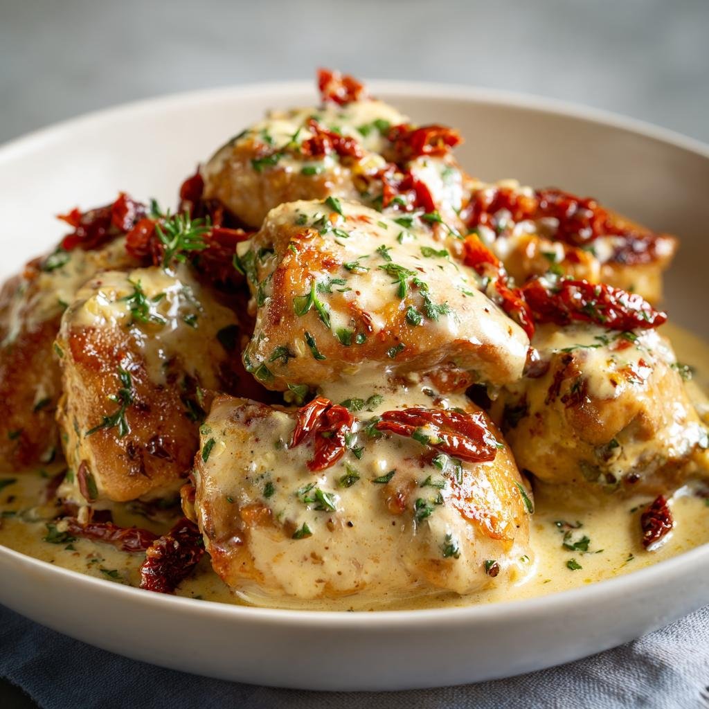 Krämig kyckling med soltorkade tomater - detail 1