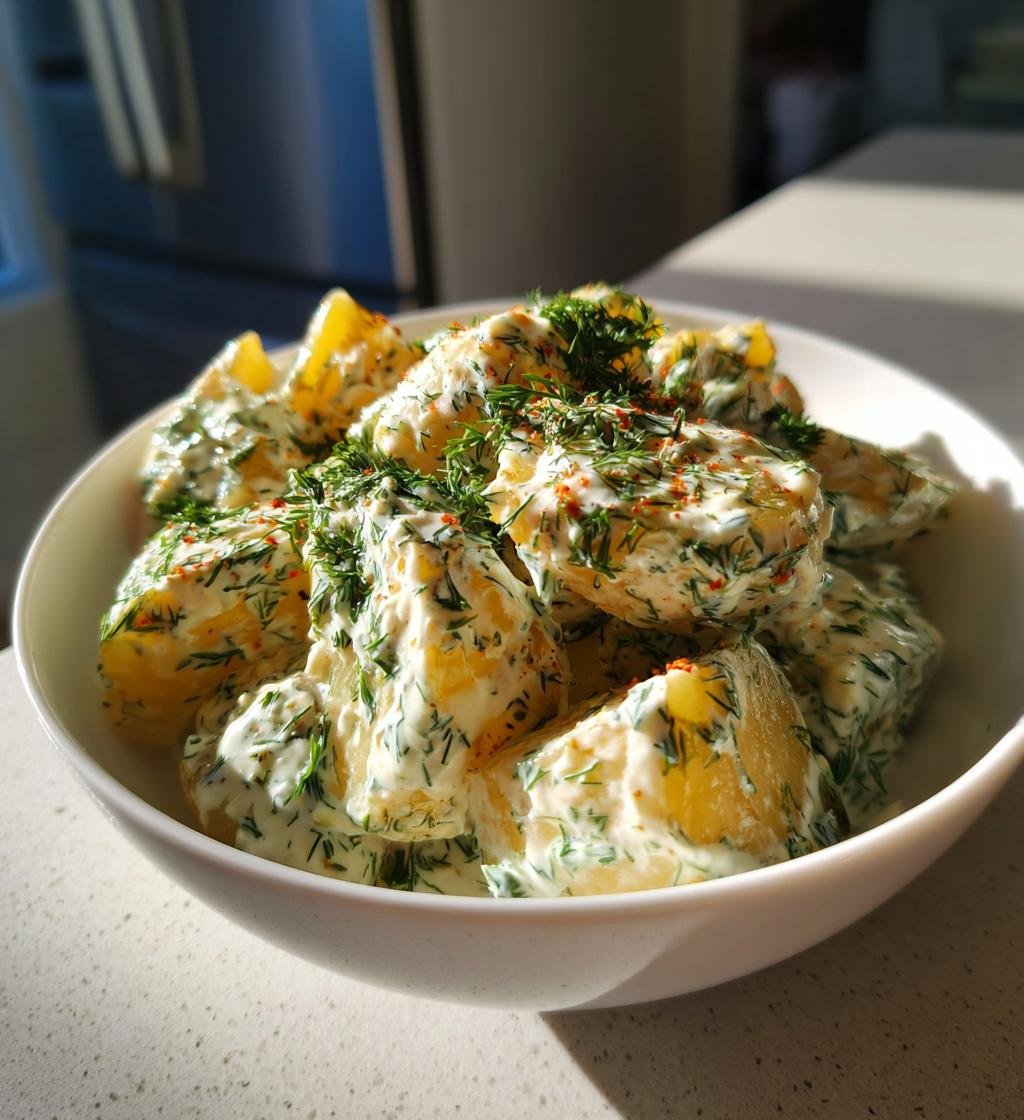 Krämig potatissallad med örter - detail 1