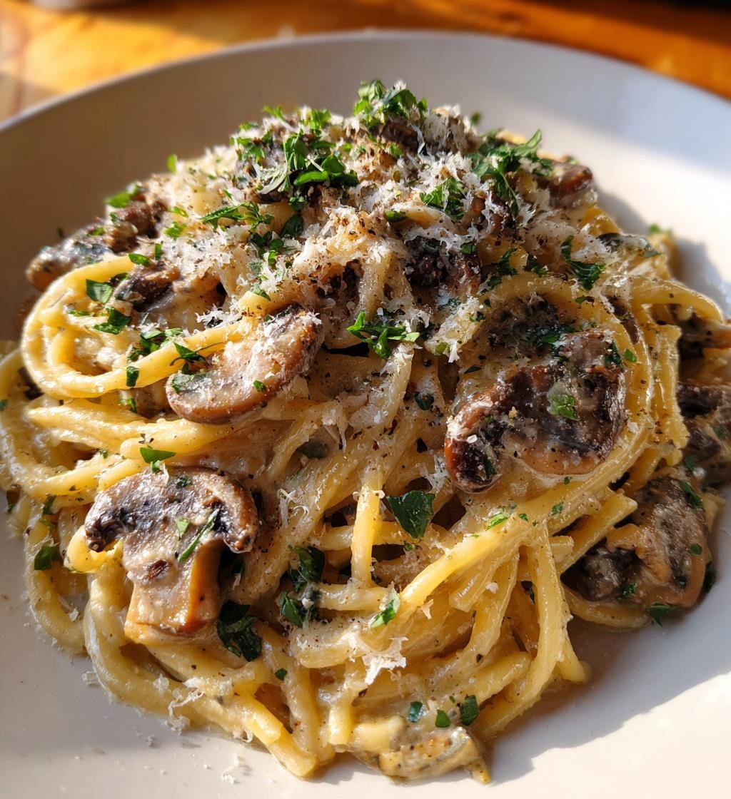 Krämig svamppasta med citron - detail 1