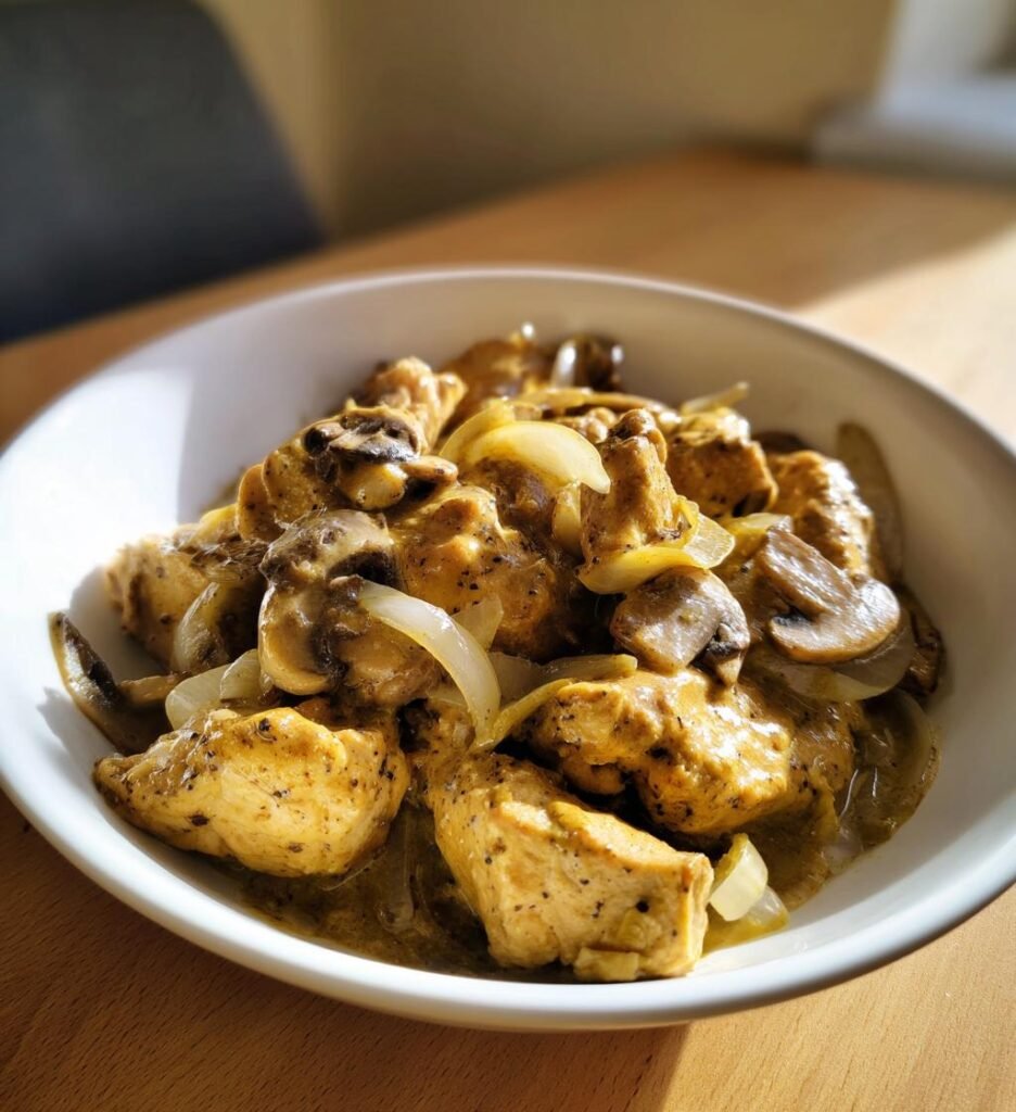 Kyckling i Krämig Svampsås