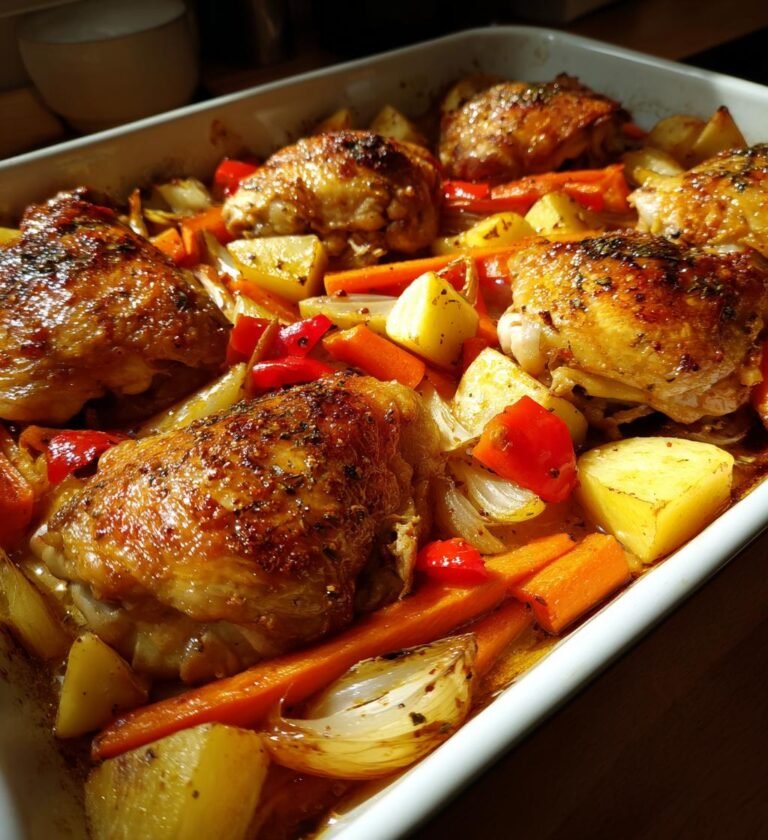 Kyckling i Ugn med Grönsaker