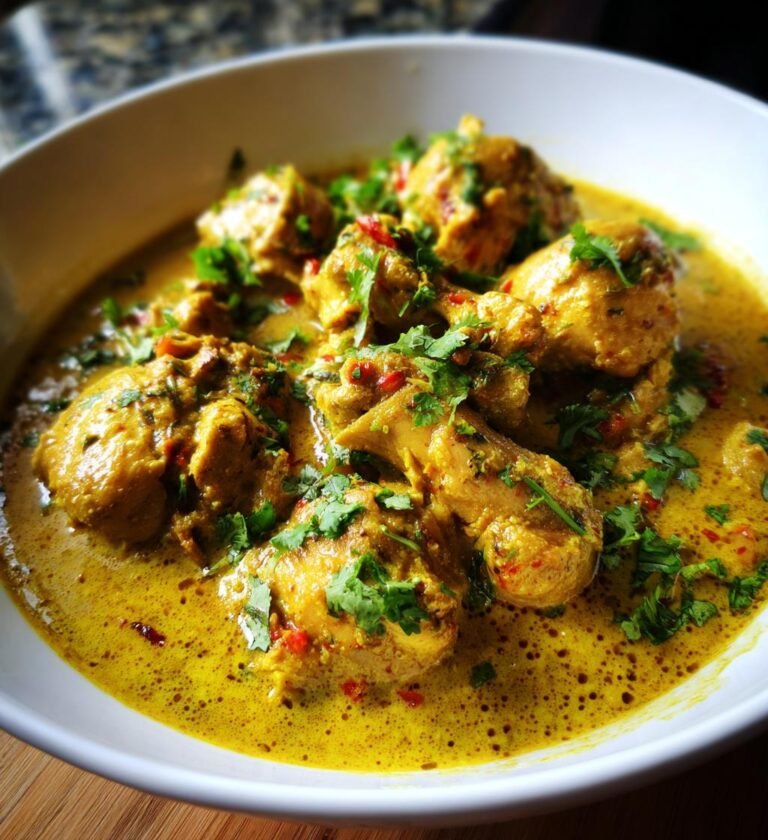 Kycklinggryta med Curry och Kokosmjölk