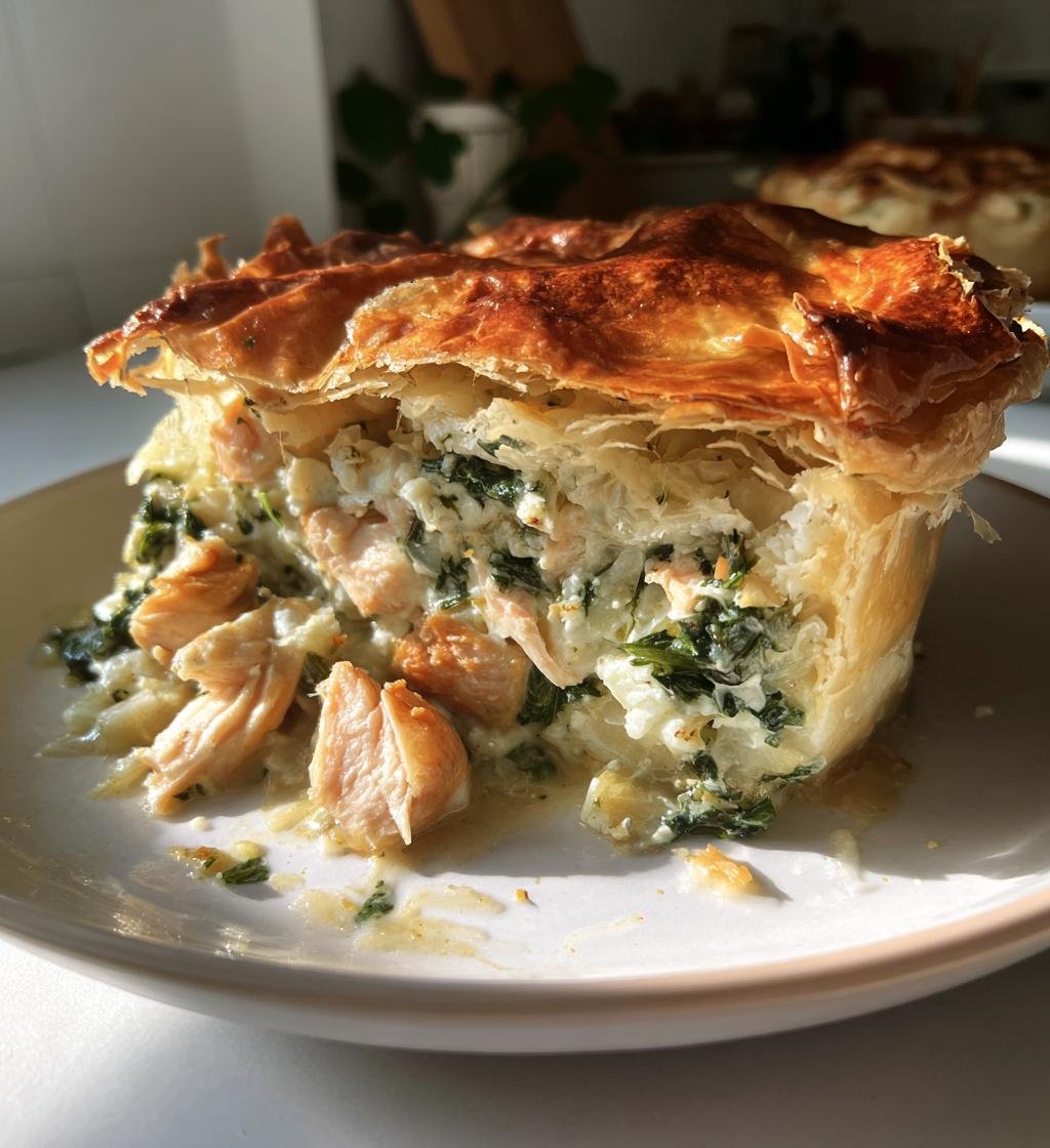 Kycklingpaj med Spenat och Feta - detail 1