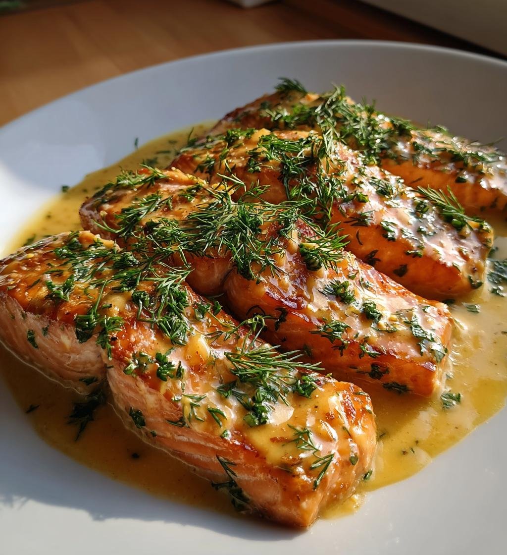 Lax i Krämig Senapssås - detail 1