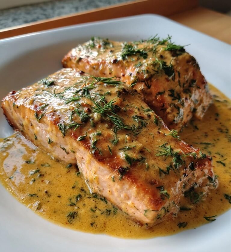 Lax i Krämig Senapssås