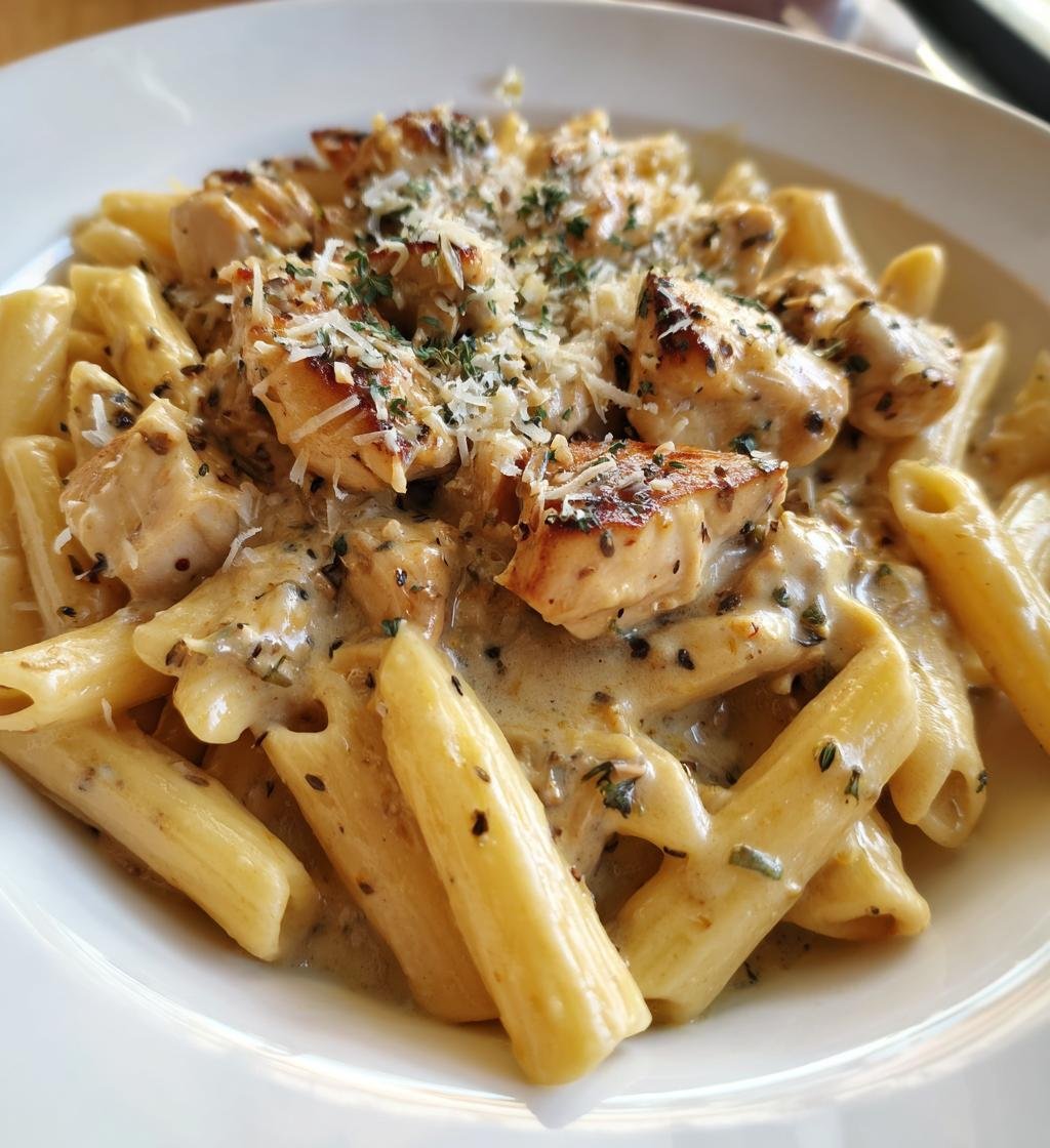 Ljuvlig Kyckling Alfredo med Penne - detail 1