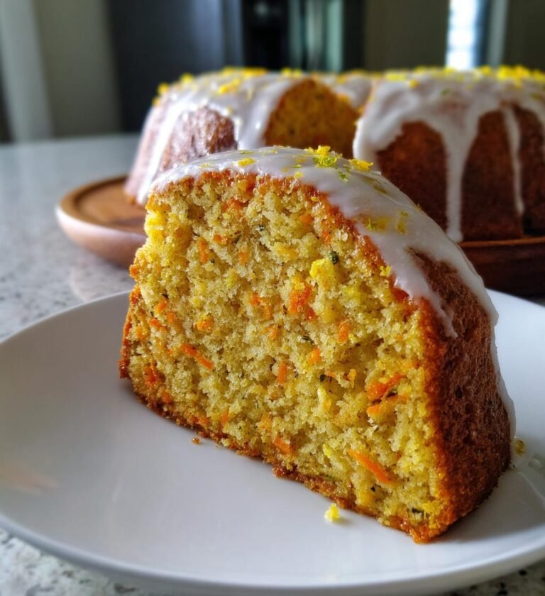 Morots- och citronkaka