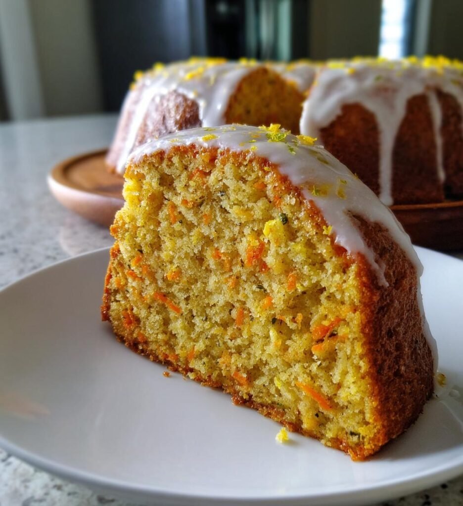 Morots- och citronkaka