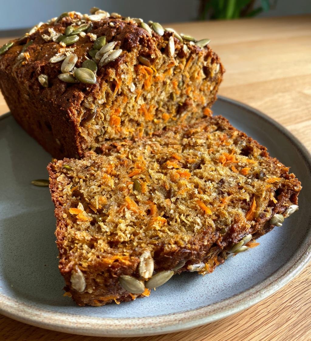 Morotsbröd med frön - detail 1