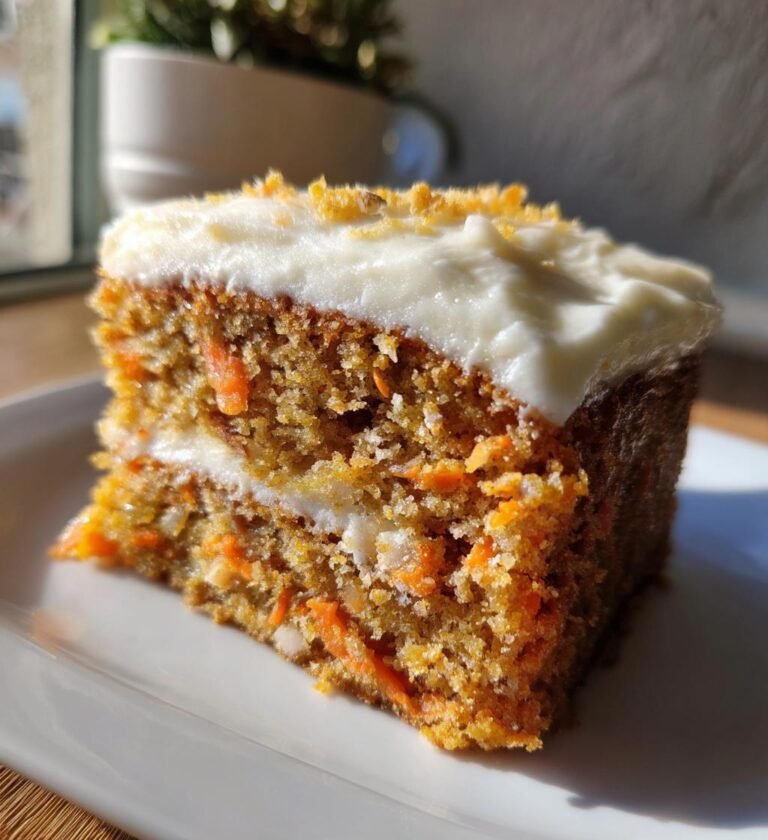 Morotskaka med cream cheese frosting