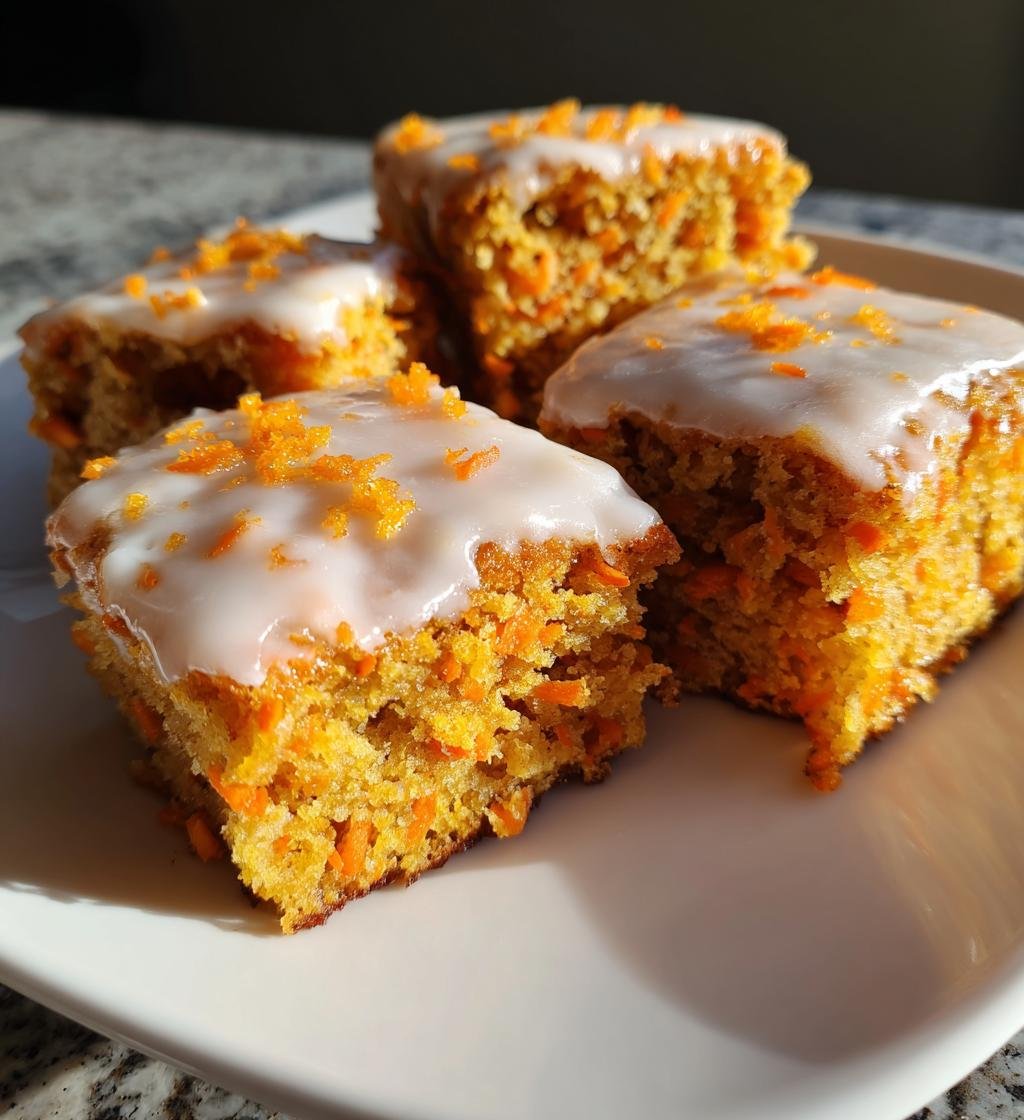 Morotsrutor med glasyr - detail 1