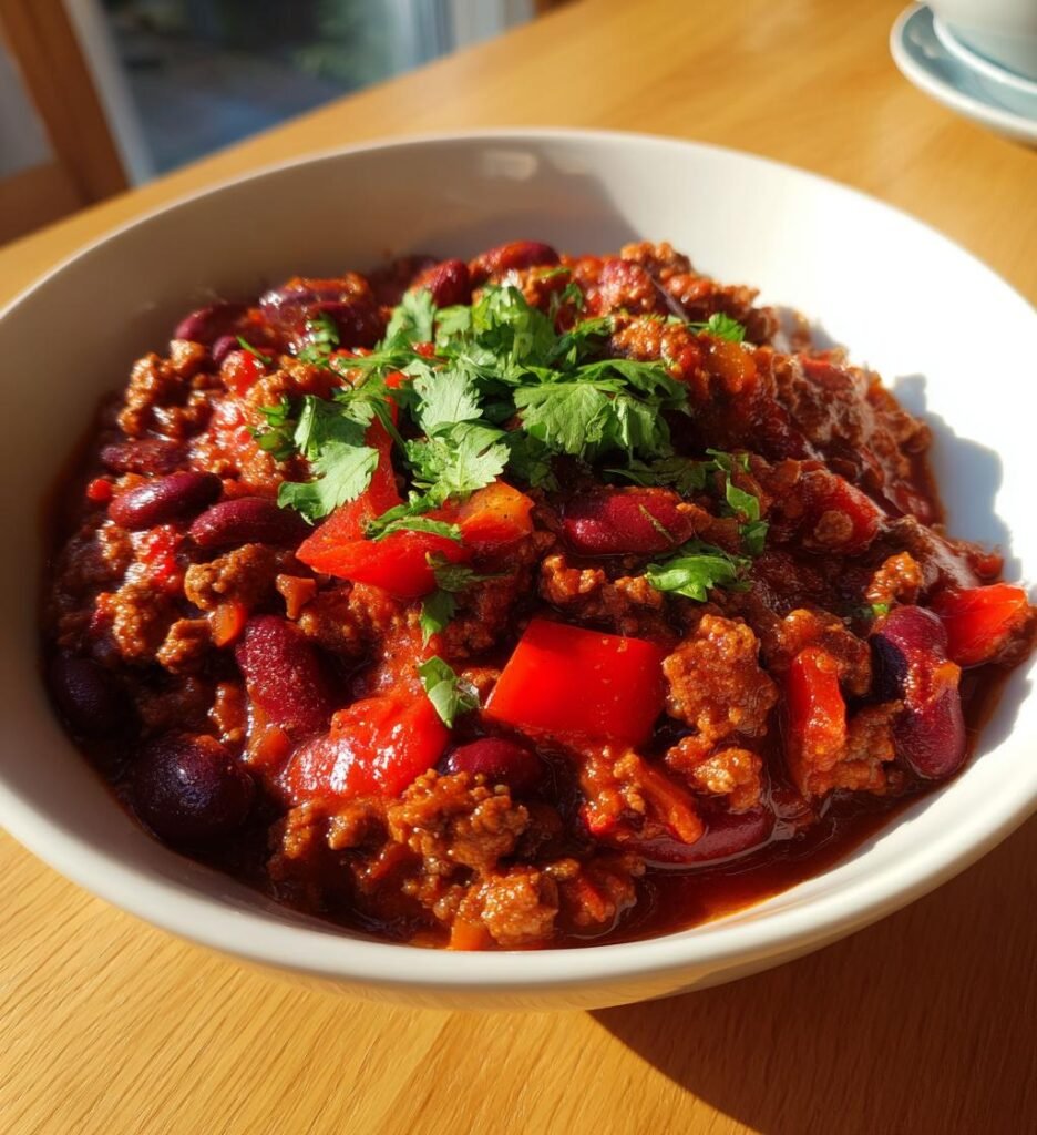 Mustig Chili con Carne (Familjefavorit)
