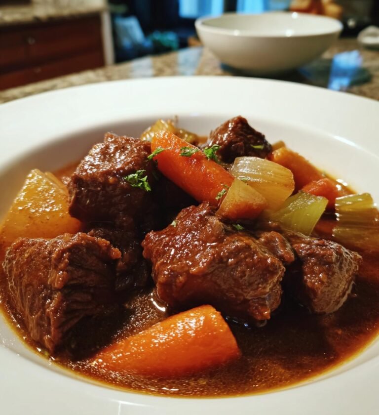 Mustig Nötköttsgryta som Smälter i Munnen