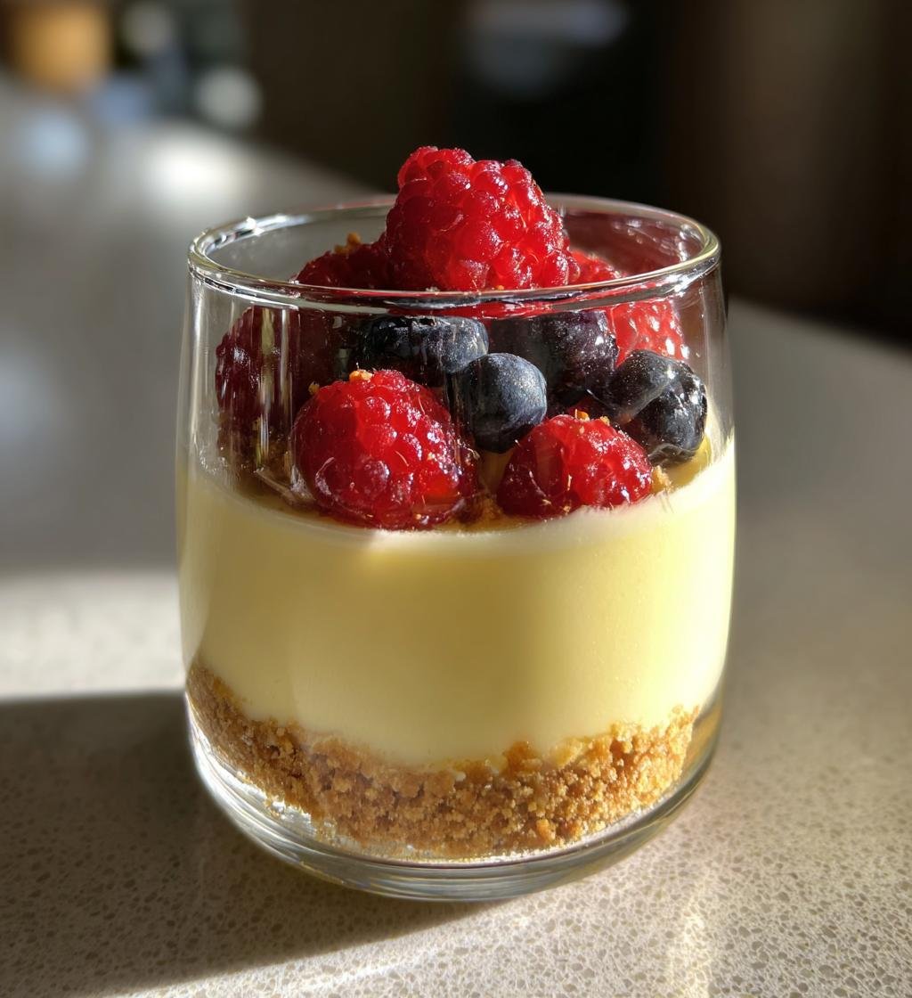 Påskdessert i glas med citron - detail 1