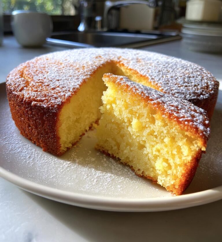 Påskinspirerad citronkladdkaka