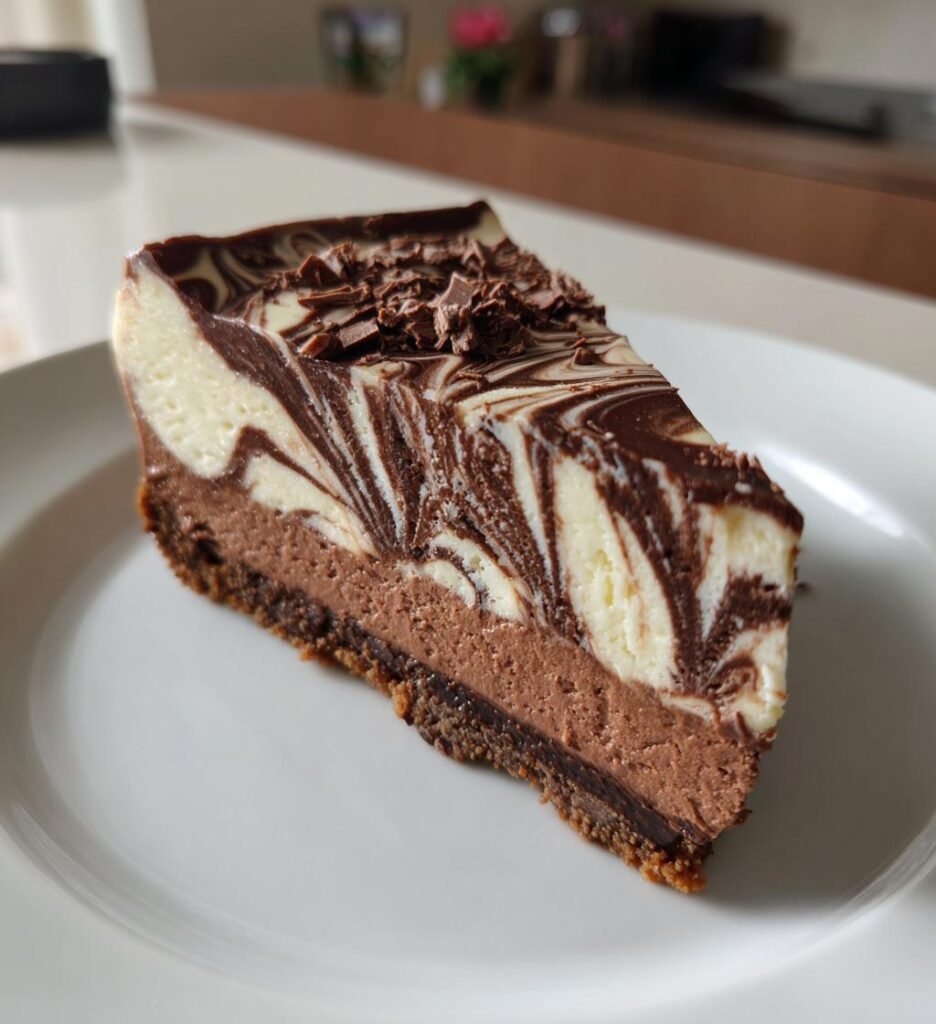 Romantisk chokladcheesecake