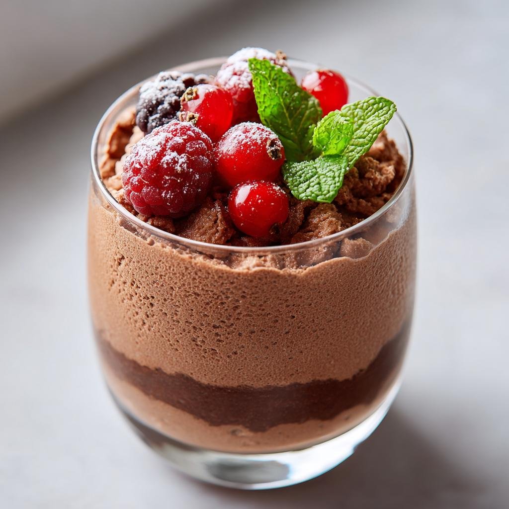 Romantisk chokladmousse - detail 1