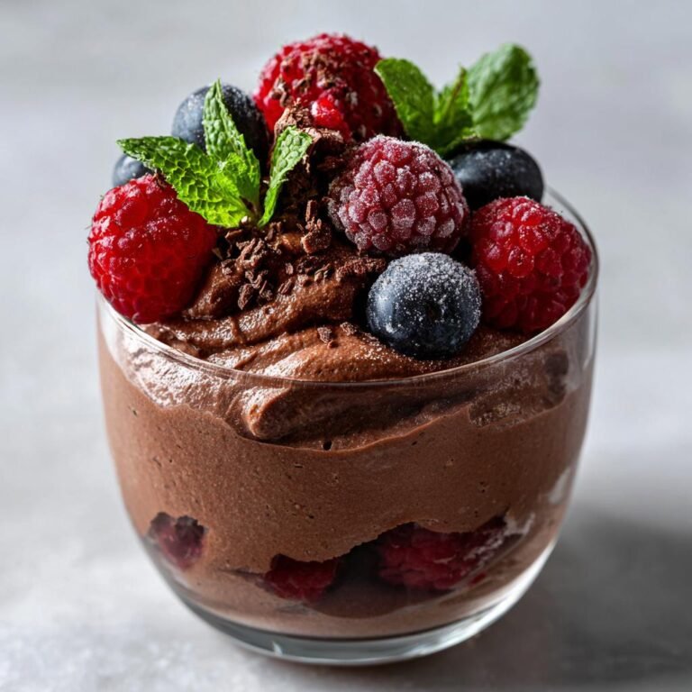 Romantisk chokladmousse