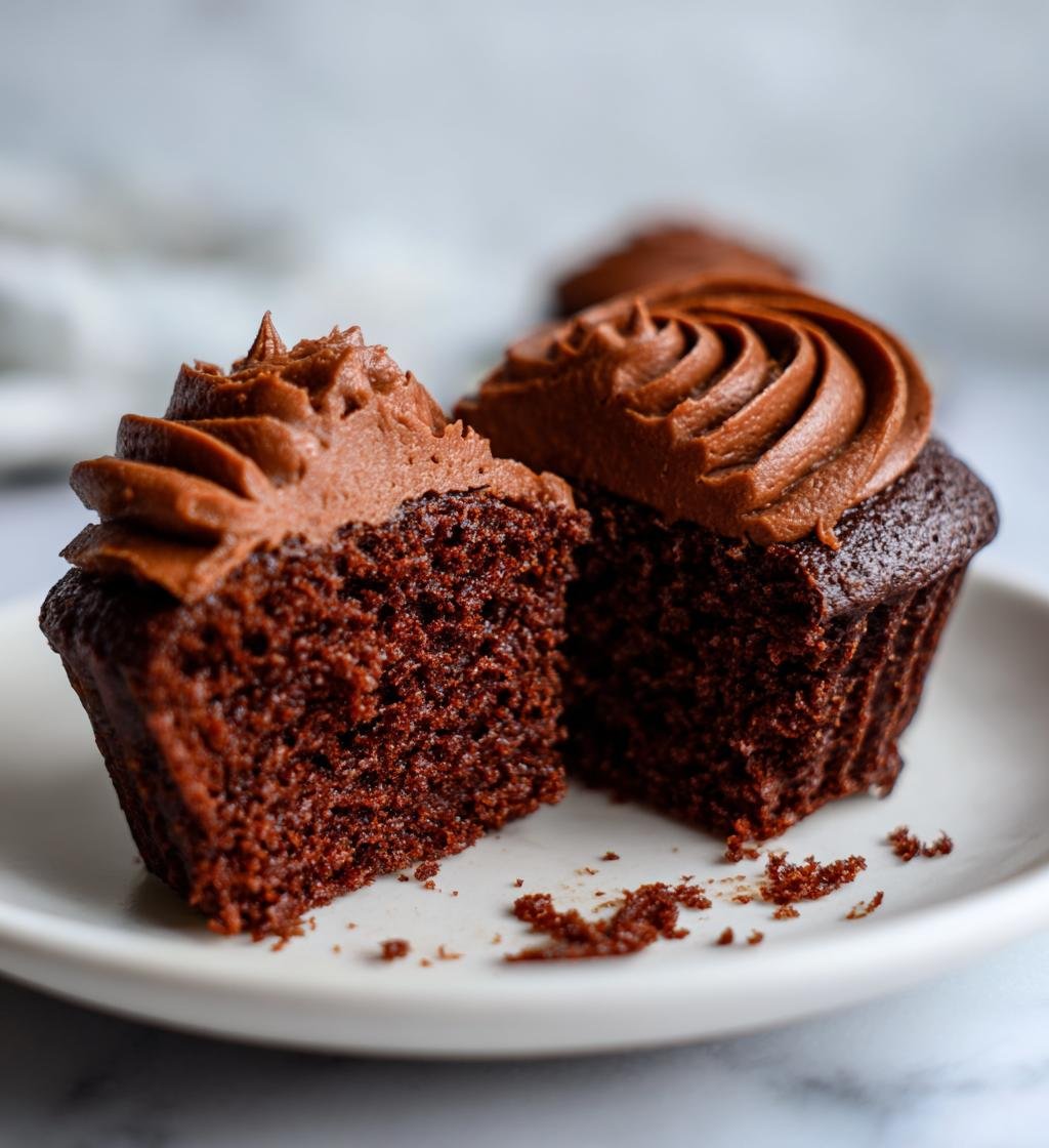 Romantiska chokladcupcakes - detail 1