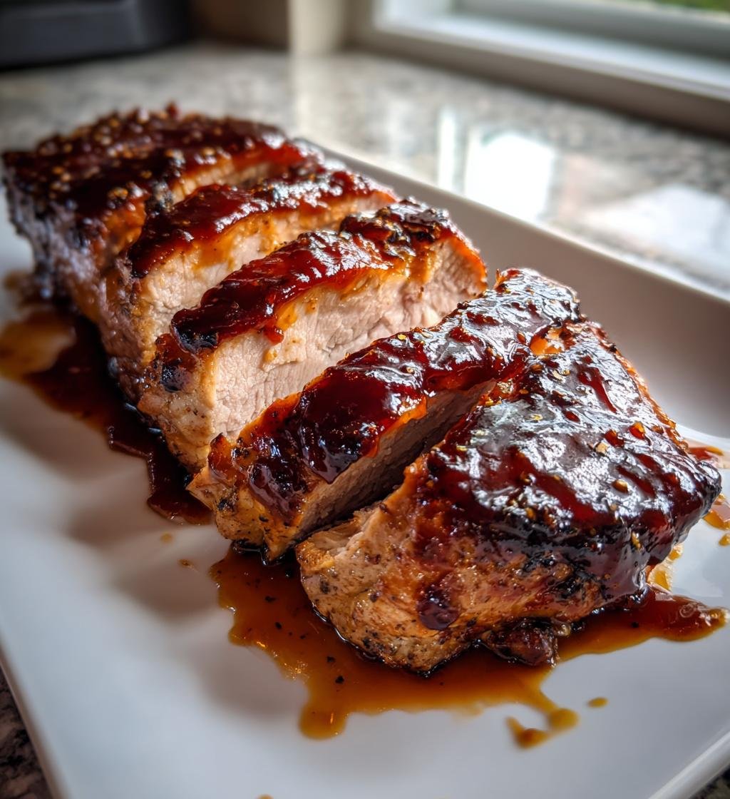 Saftig Fläskkarré i Ugn med BBQ-sås - detail 1