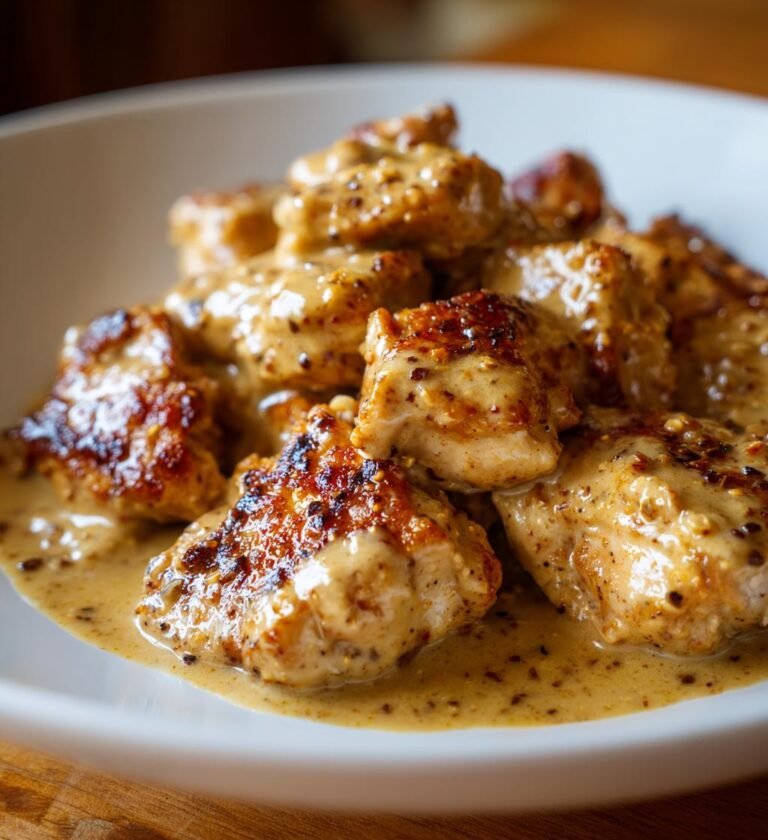 Saftig Kyckling i Dijonsenapssås