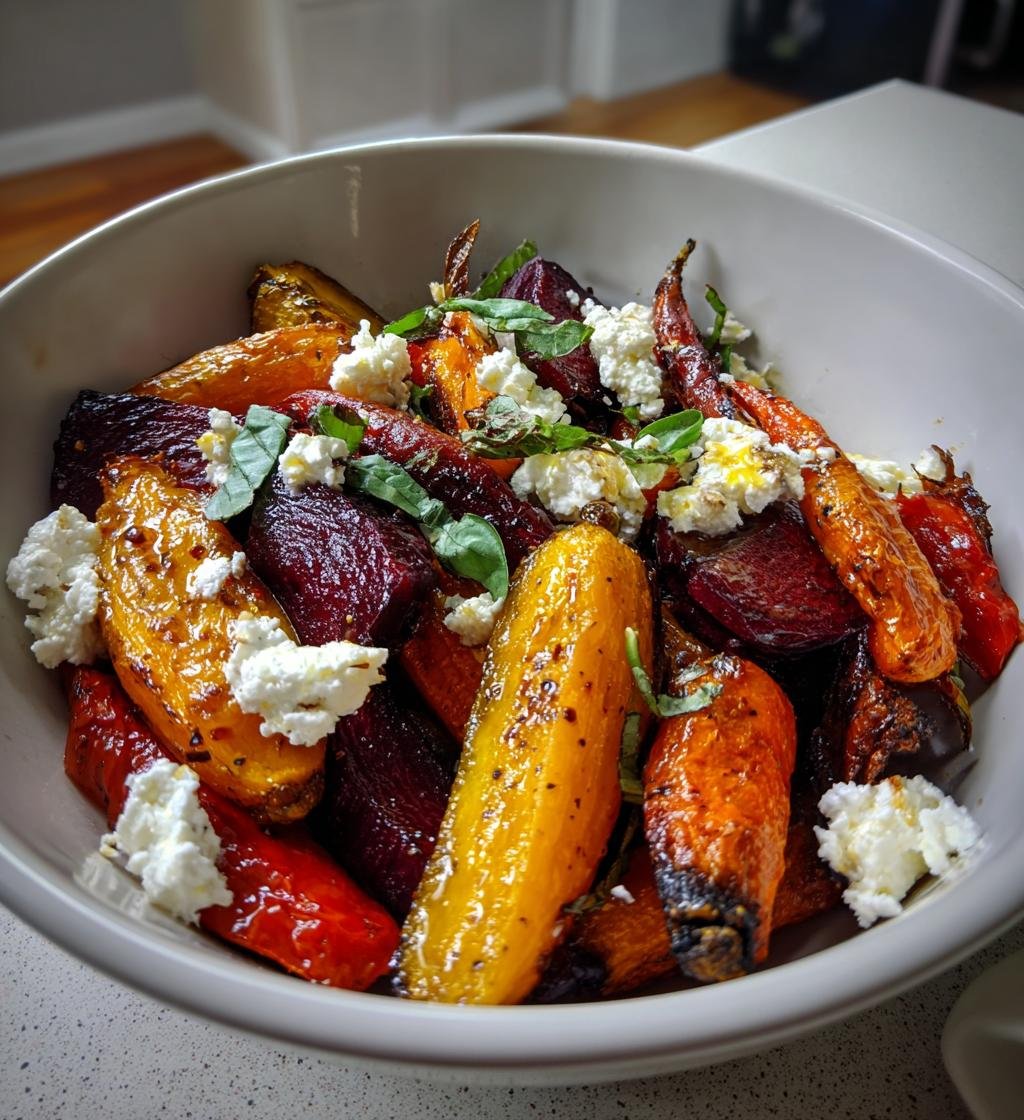 Sallad med rostade grönsaker - detail 1
