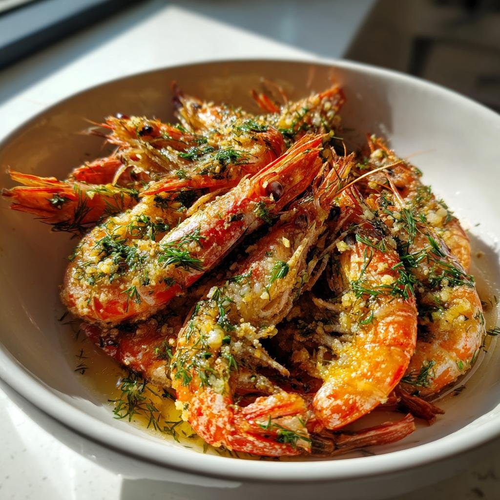 Smörfrästa Havskräftor med Vitlök, Dill och Citronskal - detail 1